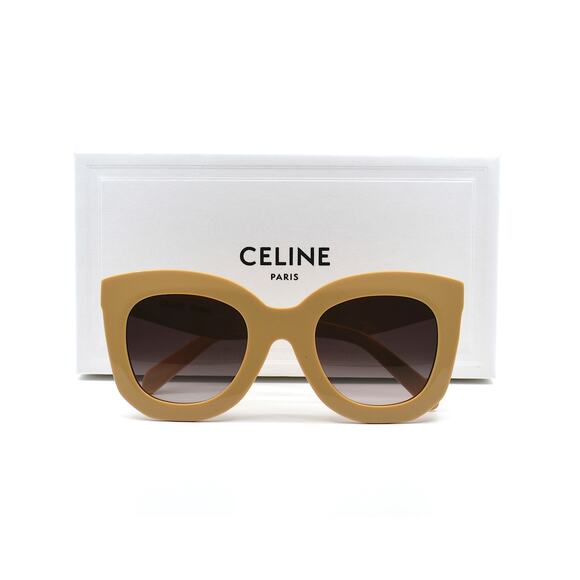 Celine Accessories - NEW CELINE CL4005FN 57Z BEIGE VIOLET GRADIENT WOMEN'S SUNGLASSES